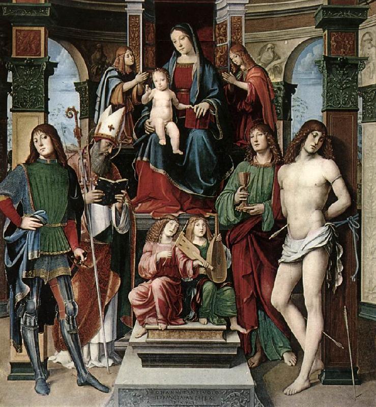 FRANCIA, Francesco Madonna and Saints whh oil painting picture